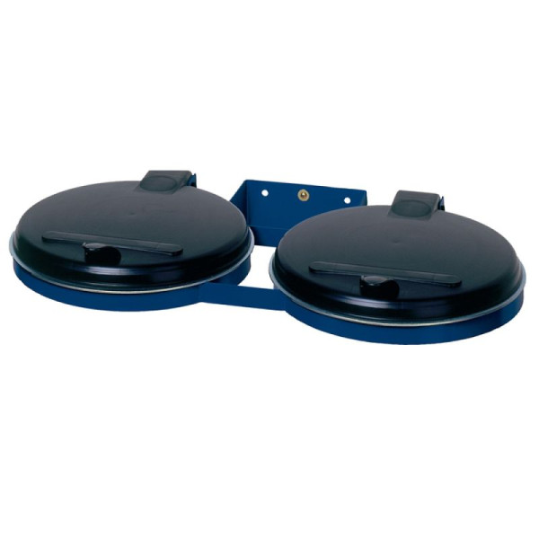 Stein HGS Müllsackhalter -Cubo Leya- (2-fach), enzianblau/Metall/ verzinkt, 17422