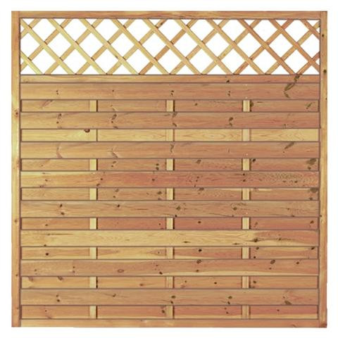 T&J Maxi-Massiv-Ranki 180 x 180 cm, Rahmen 45/45 mm, kdi grün, Lamellen geriffelt & geschraubt, 11201