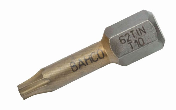 Bahco 1/4" Bits, 25 mm, TIN, Torx®, T 30, 10er Pack, 62TIN/T30