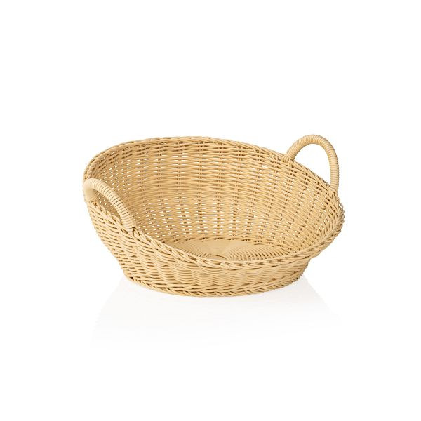 WAS Brötchenschütte mit Griff Systemkorb / Brötchenschütte mit Griff hellbeige, 42 cm Durchmesser, 5086342