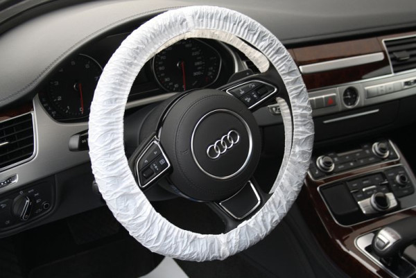 KS Tools Einweg-Lenkradschoner, weiß, VE: 250 Stück, 500.8087