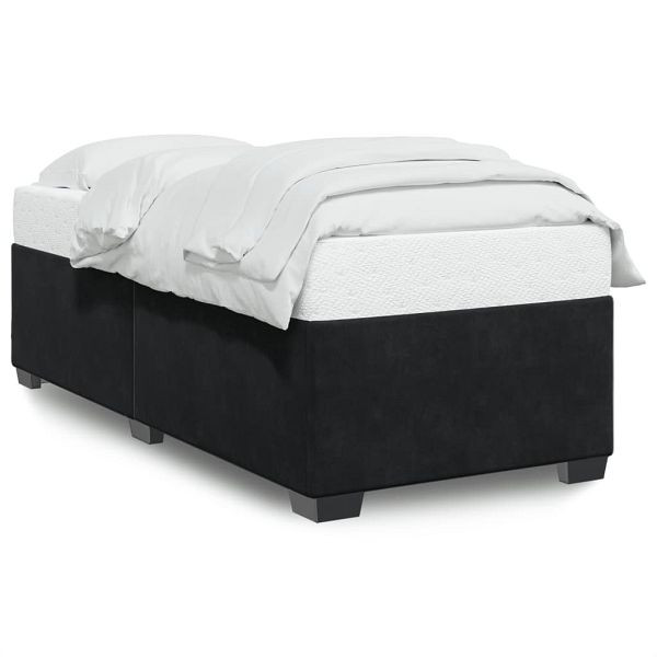 vidaXL Bettgestell Schwarz 90x190 cm Samt, Top-Qualität, 3284603