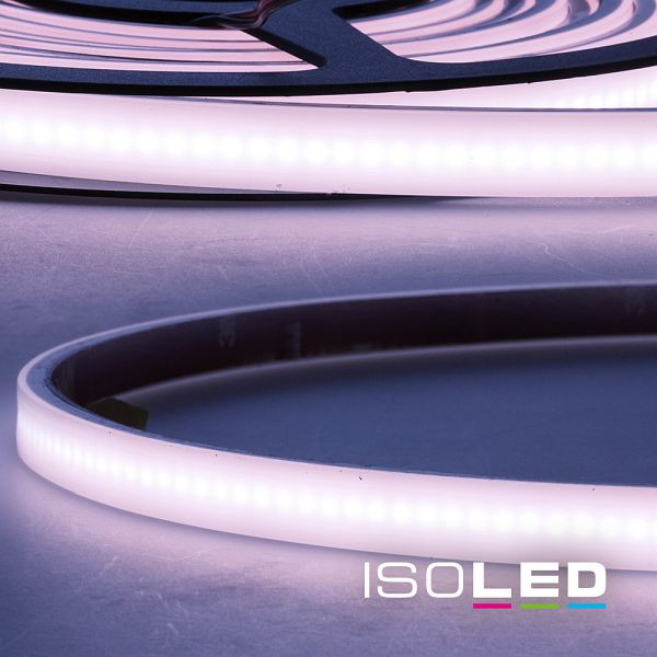 ISOLED LED AQUA Flexband, milchig, 24V DC, 12W, IP67, RGB, 5m Rolle, 120 LED/m, 113600