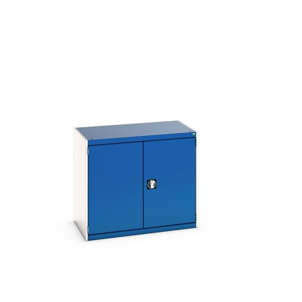 bott cubio Flügeltürschrank, BxTxH: 1050x525x900mm, RAL 7035/5010, Enzianblau, 40013011.11V