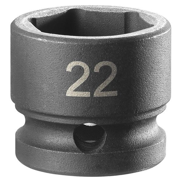 Facom Metrischer 6-Punkt Stubby Impact Steckschlüssel 22mm, NSS.22A