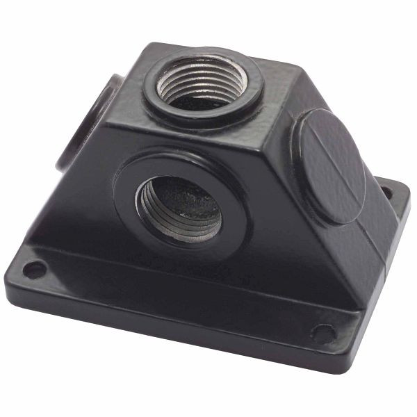 ELMAG Wandanschlußdose, WAD, 4 x IG 1/2', 11741, 9004853117411