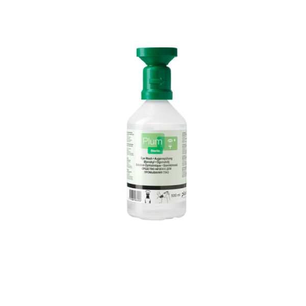 Stein HGS Augenspülflasche mit 0,9% Natriumchloridlösung, 500 ml /ca. 5 Min., 25896
