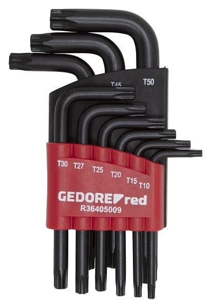 GEDORE red Winkelschraubendrehersatz TX T10-50 9-teilig, 3301354