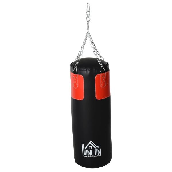 HOMCOM Box-Set Boxsack Hanging Boxing Heavy Bag mit Boxhandschuhe 16 KG, A91-101