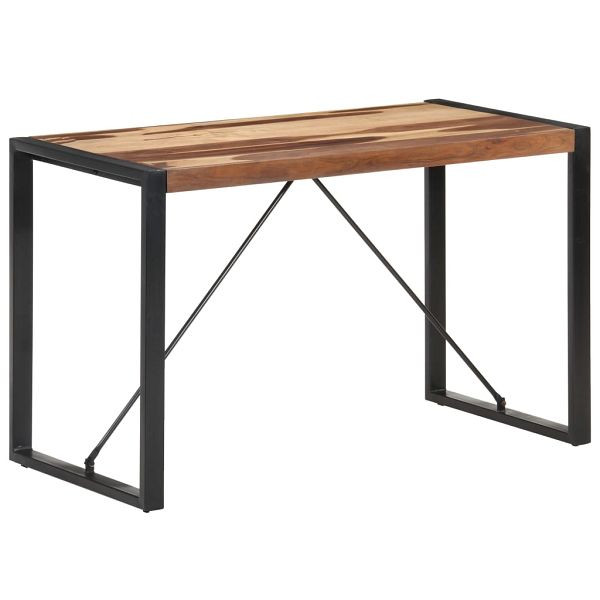 vidaXL Esstisch 120x60x75 cm Massivholz mit Palisander-Finish, 321539