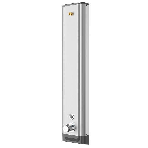 KWC Duschpaneel, F5, elektronisch, Edelstahl, Thermostat, für Duschkopf, für Batterie/Netzteil, 2030054250