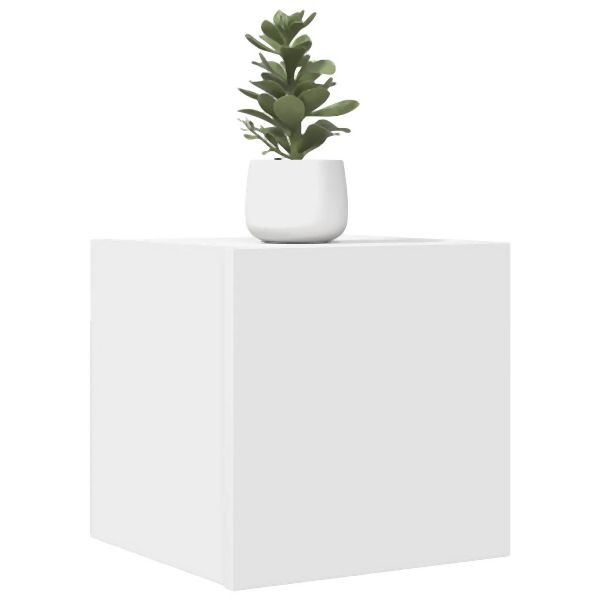 vidaXL TV-Wandschränke 2 Stück Weiß 30,5x30x30 cm, 804482