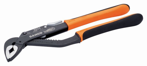 Bahco Wasserpumpenzange, Ergo, brüniert, 200 mm, 8223, 7314150112685