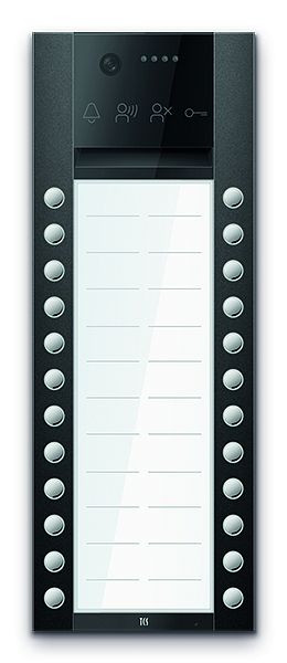 TCS Türkontrollsystem PES PRO IP Video Außenstation 24T 2 Spalten AP RAL7016 anthrazitgrau, AVA430224-0017