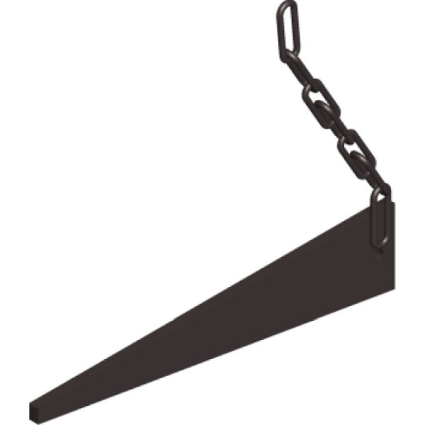 Stein HGS Keil für Säulen- und Fundamentzwinge (Ersatz), mit Kette / lackiert, 101951k