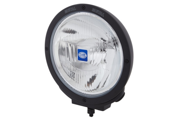HELLA Halogen-Fernscheinwerfer, Rallye 4000 Metal, 12V, rund, geschraubt, Flutlicht-Streuscheibe, glasklar, 400mm, links/rechts, 1F8 007 560-101