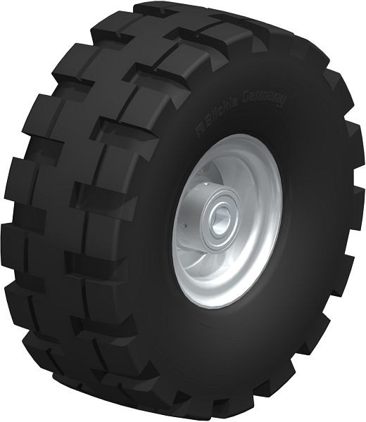 Blickle VLE 310/20-75K Rad aus Super-Elastik-Vollgummi, Schwarz, 85266
