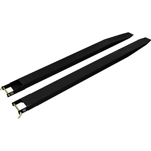 Schefer Gabelverlängerung, schwarz lackiert Gabellänge 2000 mm für Gabelquerschnitt 80x40 mm, geschlossene Ausführung, VE: 1 Paar, 1107010804020