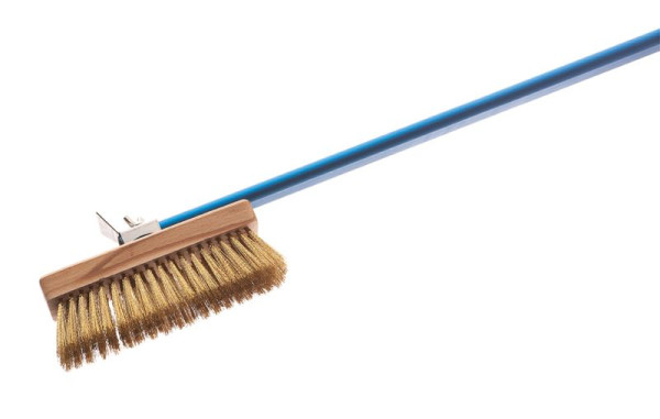 NordCap Drahtbürste für Reinigung, Stiel aus eloxiertem Aluminium, 419400440