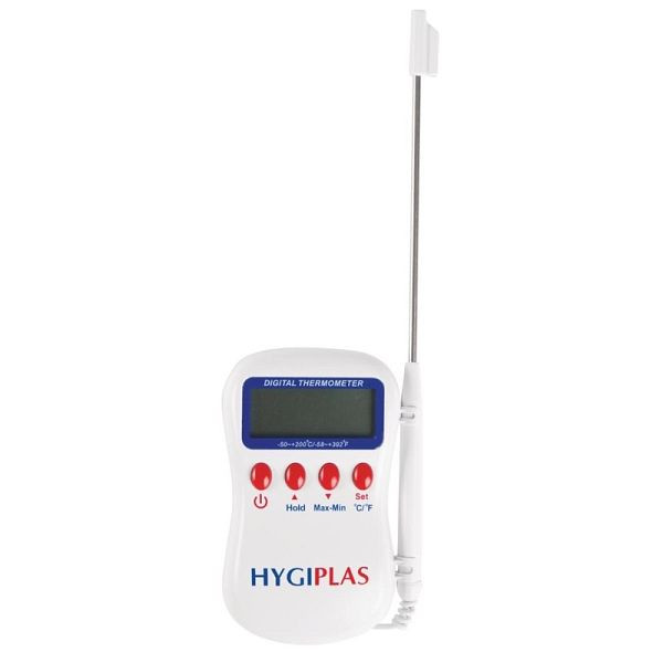 Hygiplas Mehrzweck-Thermometer mit Sonde, Temperaturbereich: -50 bis 200° C, F338