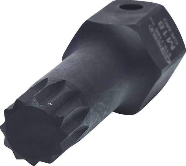 KS Tools 1/2" DUODRIVE Spezial-Kraft-Bit-Stecknuss XZN, M18, 78mm lang, 515.1166