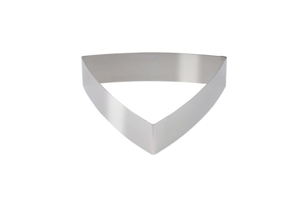 Schneider Dessert-/Tortenring "Dreieck" gewölbt, 200 mm, Edelstahl, 5 cm hoch, 155342