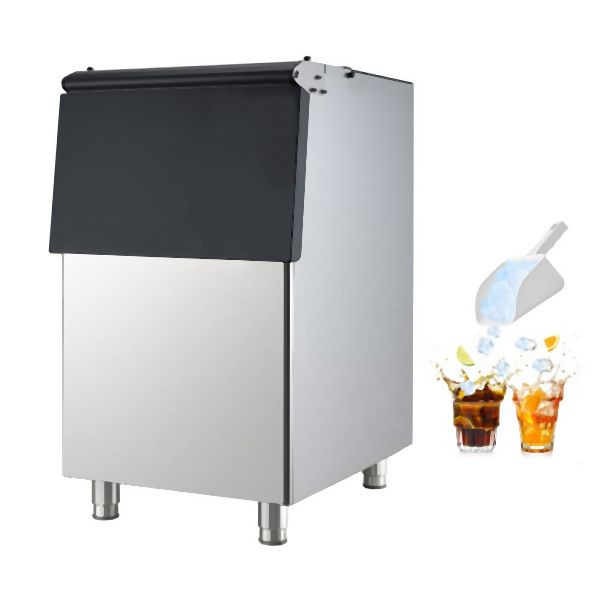 VEVOR Gewerblicher Eisbehälter 113 kg, mit verstellbaren rutschfesten Gummifüßen, für Restaurants, Hotels, Getränkegeschäfte, FTZBJBTXBXG3QIXGX001V0