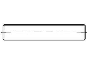 Gewindebolzen DIN 976 Stahl B M 10 x 350 galvanisch verzinkt VE=S (10 Stück)