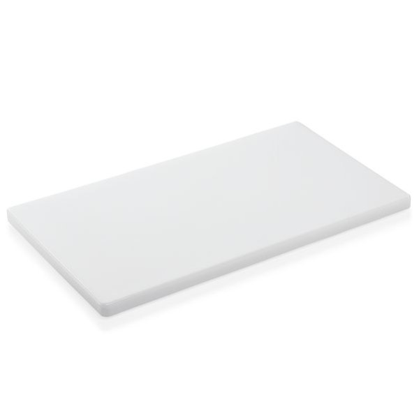 WAS Schneidbrett HACCP, 60 x 40 x 3 cm, weiß, Polyethylen, 1830603