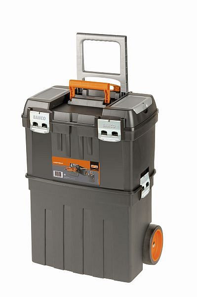 Bahco Kunststoff-Werkzeugbox auf Rädern, 470 x 290 x 630 mm, 4750PTBW47