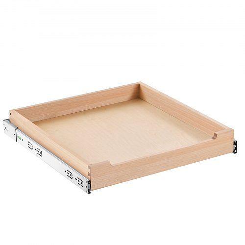 VEVOR Ausziehbarer Schrank-Organizer 508x533x76 mm, sanfter Schließmechanismus, Holz-Schiebeschublade, Küche/Badezimmer, LCSCTJMS1C20K91WNV0