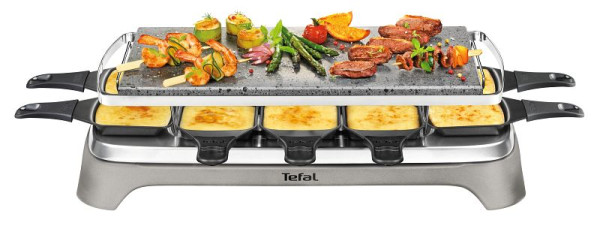 Tefal Raclette "Pierrade" für 10 Personen, PR457B, 3168430315709
