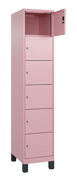 C+P Schließfachschrank Evolo PLUS, mit Füßen, 6 Fächer, 1950x400x500mm, 3015/30, 049010-126 S10024