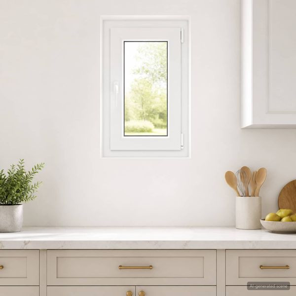 vidaXL Kellerfenster RISOR 40 x 80 cm PVC und Glas, 42047876