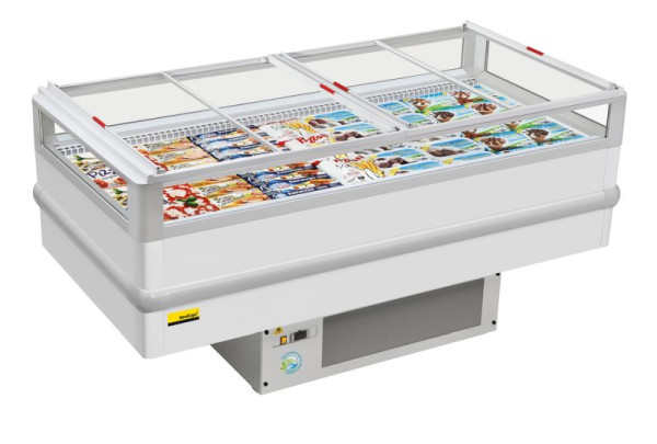 NordCap Panorama-Kühlinsel DIAMOND NT 1500, steckerfertig, Umluftkühlung, 454953500