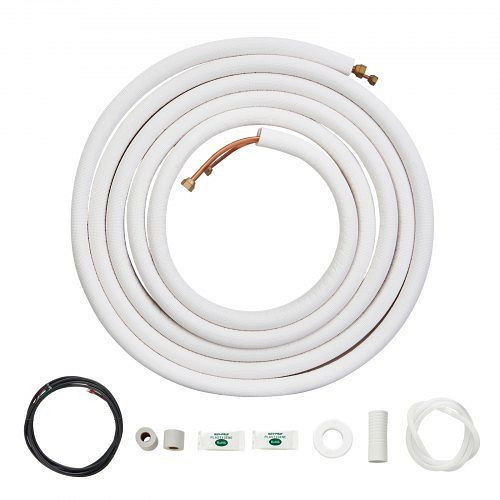 VEVOR Mini Split Line Set 7620mm Kupferrohr AC Anschlusskabel 6,4x9,5mm, KDLJGTJ14INC1KXRQV0