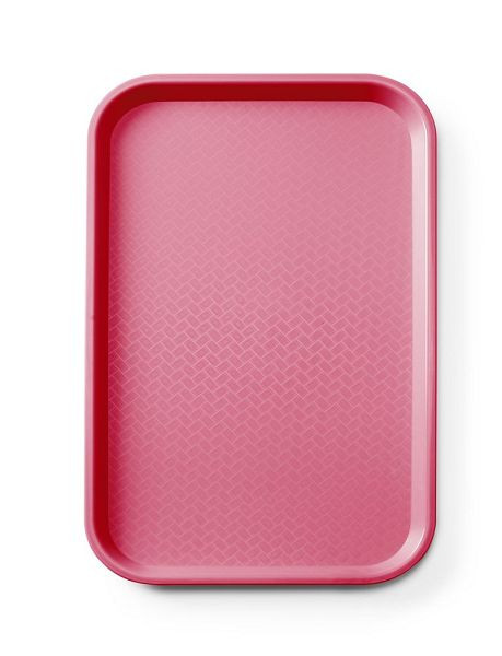 AmerBox Fast-Food-Tablett GN 1/1 Polypropylen, GN 1/1, Rot, 530x325x(H)20mm, 878545