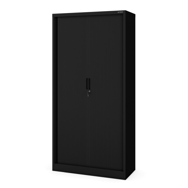 Jan Nowak Rollladenschrank DAMIAN, 900 x 1850 x 450 mm, schwarz, 1818