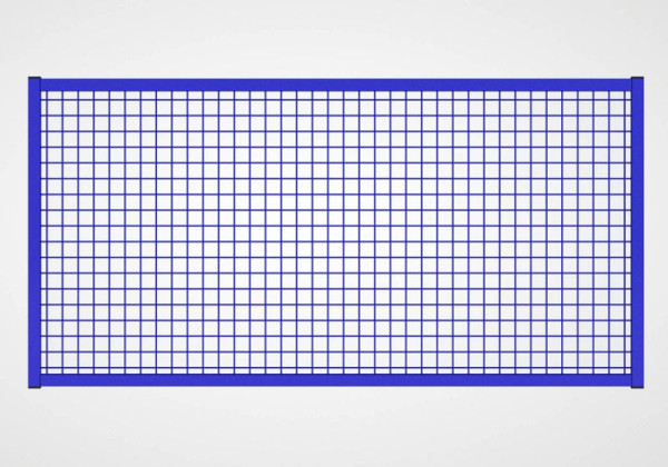 TTS Trennwandsystem 9200, Aufsatzelement Breite 1500 mm, ultramarinblau, 285230