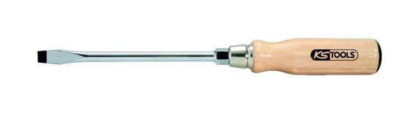 KS Tools ERGOTORQUE WOOD Schlitz-Schraubendreher, 8,0mm, 300.1016