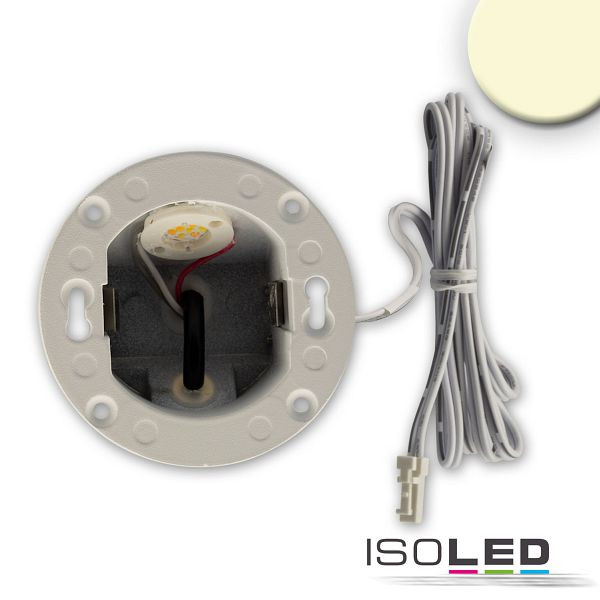 ISOLED LED Wandeinbauleuchte Sys-Wall68 MiniAMP 24V, 3W, 3000K, mit Einputzdose (exkl. Cover), 114682