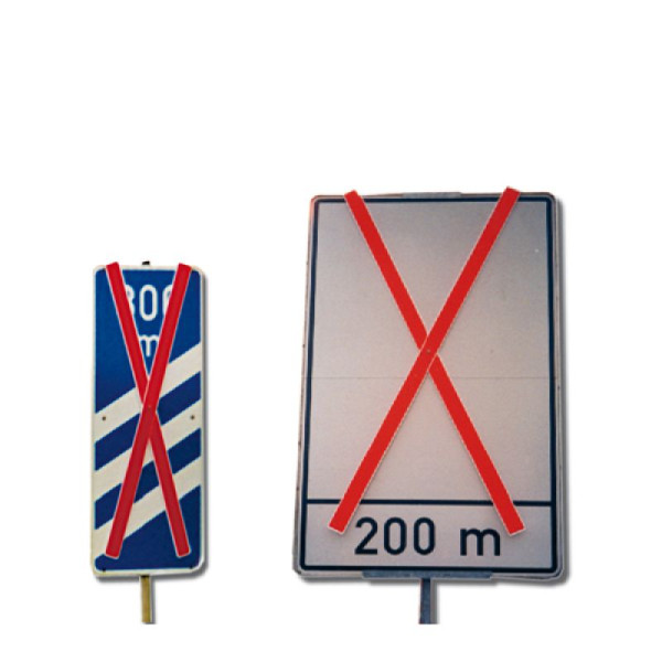 Stein HGS Auskreuzung Typ 2, für Verkehrszeichen Größe 3, 750 mm, 34018