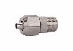 Riegler Gerade Einschraubverschraubung, Außengewinde konisch nach ISO 7-1, Edelstahl, 110688