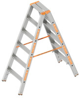 Produktbild von Layher Stufenstehleiter, 6 Stufen, Länge: 1,50 m, 1043006 Layher Stufenstehleiter, 6 Stufen, Länge: 1,50 m, 1043006