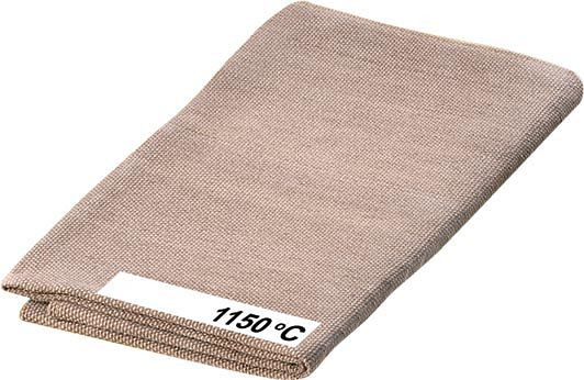 ELMAG Schweißdecke Material Glasgewebe, 1000x2000 mm, bis 1.150° C beidseitig mit Hochtemperaturbeschichtung, 57267