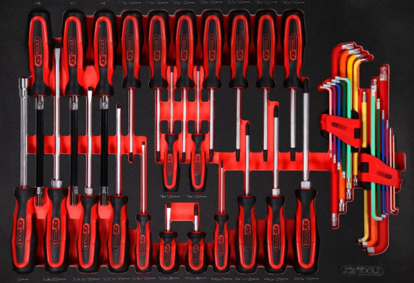 KS Tools PERFORMANCEplus Werkzeugsatz 41-teilig Schraubendreher, 811.0041