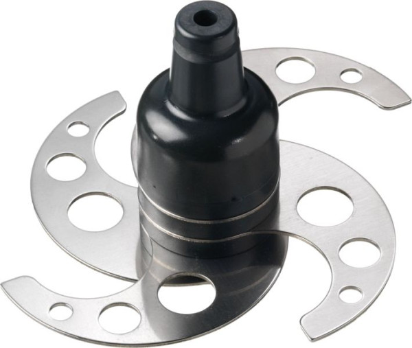 KBS Emulsionsmesser 4 Klingen gelocht, mit Schaft, für Cutter Modell 40500010 und 40500011, 40590028