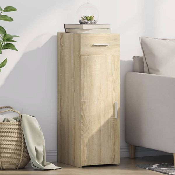 vidaXL Sideboard Sonoma-Eiche 30x42,5x93 cm Holzwerkstoff, 846273