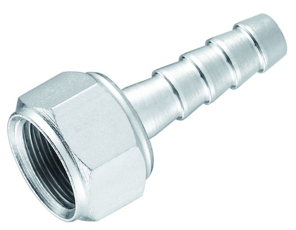 Prevost Schlauchtülle mit Innengewinde, Schraube drehbar, IG BSPP= G 1/4, für Schlauch mit Innen-Ø= 8 mm, VE: 10 Stück, JFTT 1408