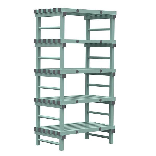 REA Euro-Regal 1000x600x1850mm, 5 Ständer mit 350mm Abstand, 308.190